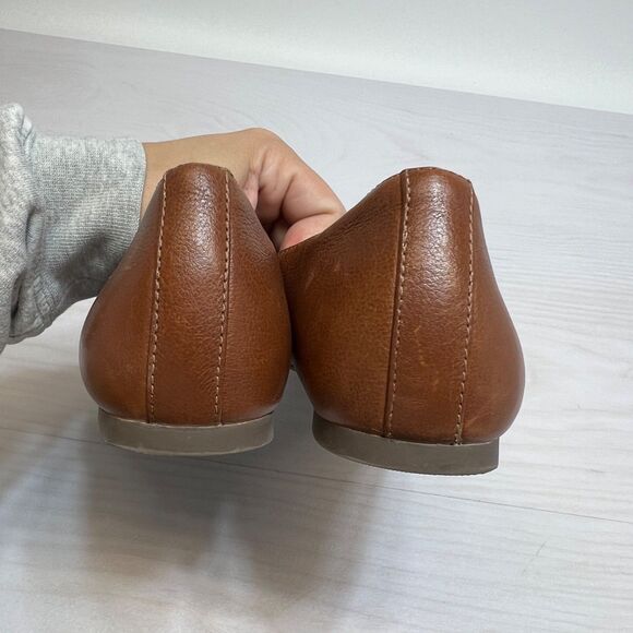 Vionic Hayes Leather Slip On Loafers Shoes Brown Womens Size 9 - Picture 4 of 8